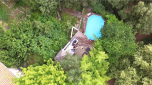 piscine gite par drone